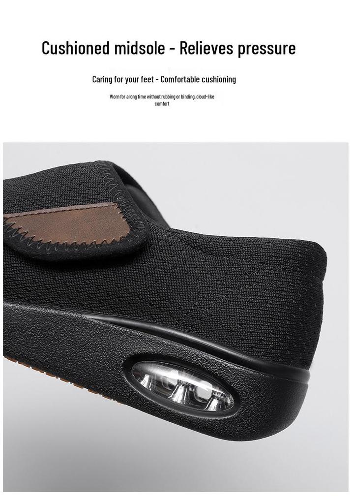 Scarpe da Passeggio da Donna 2025 in Rete Traspirante con Velcro - Suola Morbida, Comfort Casual