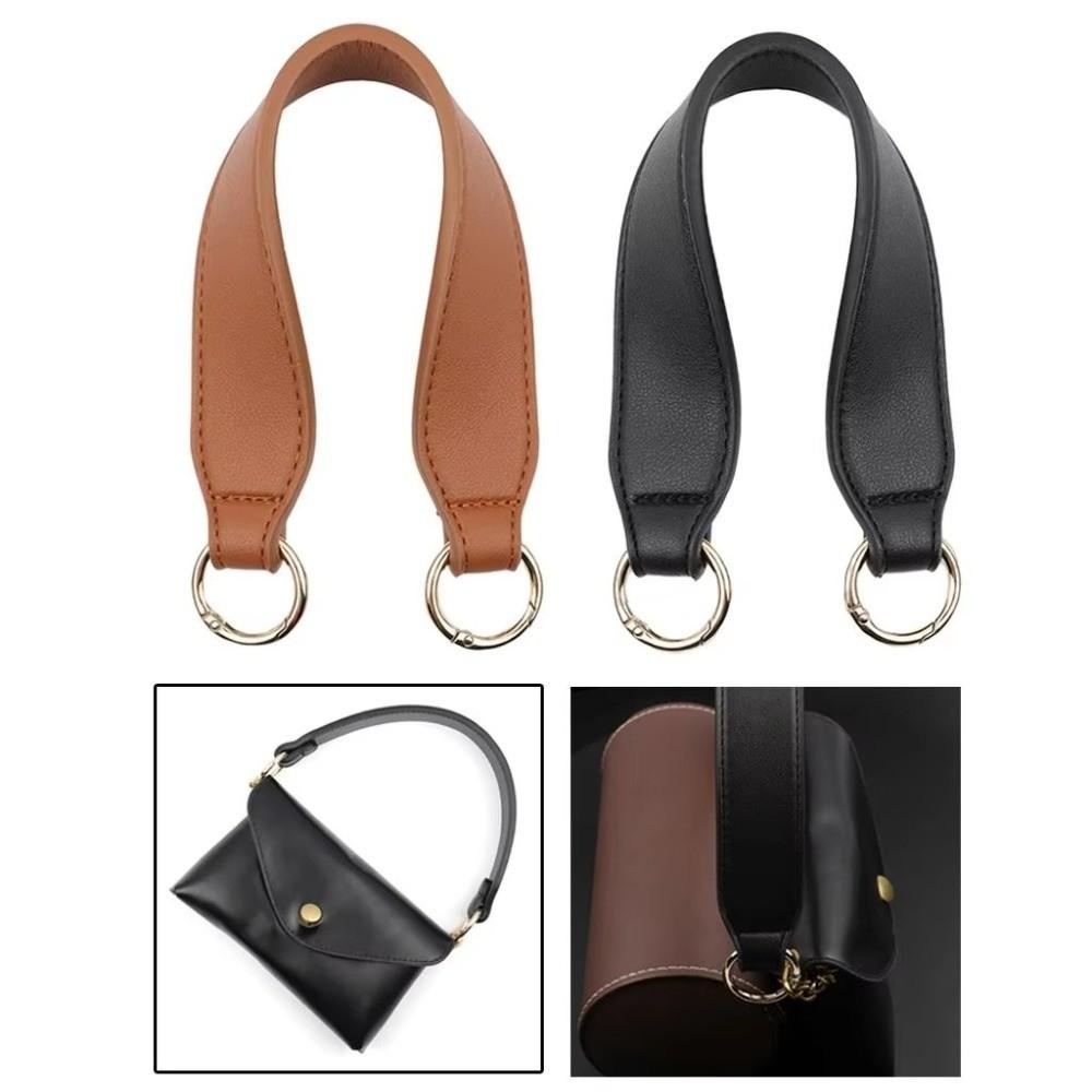 Casual 3.5cm Wide Bag Strap Leather Replacement Short Tote Handbag Handle Durable Detachable DIY Belt Shoulder Strap Accessories