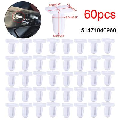 51471840960 Clips para Carro 60pcs Acessórios Automotivos de Plástico