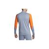 Nike Inter Milan Strike Third Retro Logo Embroidered Color Block Knitted Long Sleeve Football Shirt Men Tops Gray White DZ0841-493