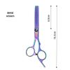 Professional Hairdressing Scissors Set: Hair Cutting, Thinning, Texturizing, and Self-Cut Bangs Tools.