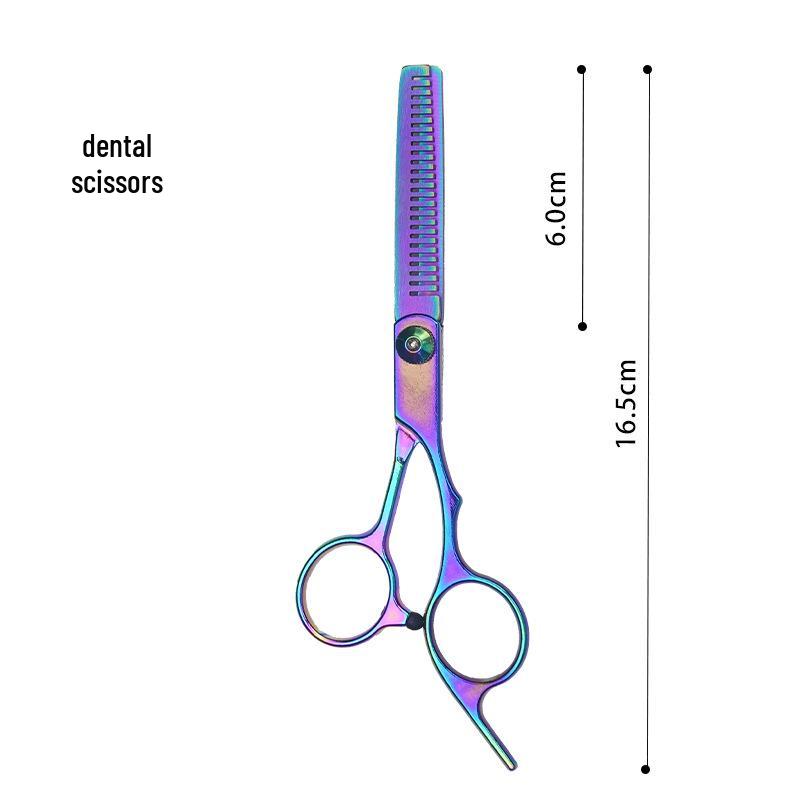 Professional Hairdressing Scissors Set: Hair Cutting, Thinning, Texturizing, and Self-Cut Bangs Tools.