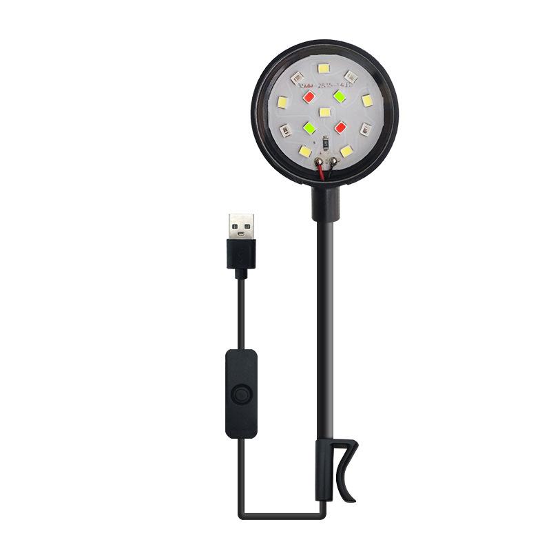 Mini USB LED Clip Light for Aquariums - High Brightness for Aquatic Plants