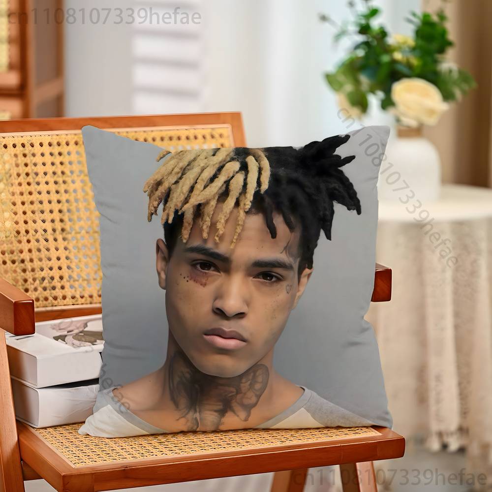 Rapper XXxxtentacion Throw Pillow Case For 45x45cm55x55cm30x30cm For Home Bedroom Decoration And Protector