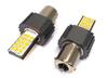 LED Bulbs 2x P21W, BA15S 12-24V CANBUS Orange New, Off-Road