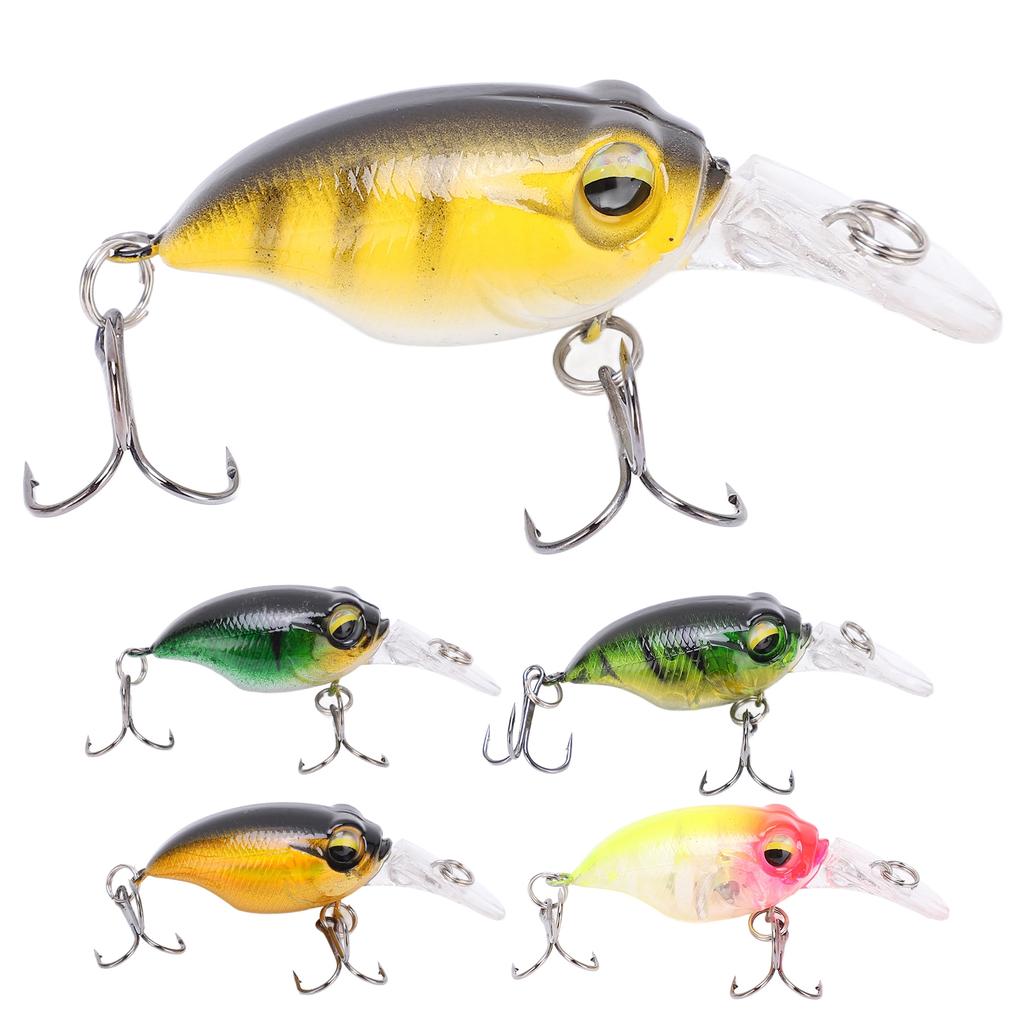 Fishing Mini Minnow Bait High Simulation Three Dimensionals Eyes Artificial Fishing Bait for Outdoor