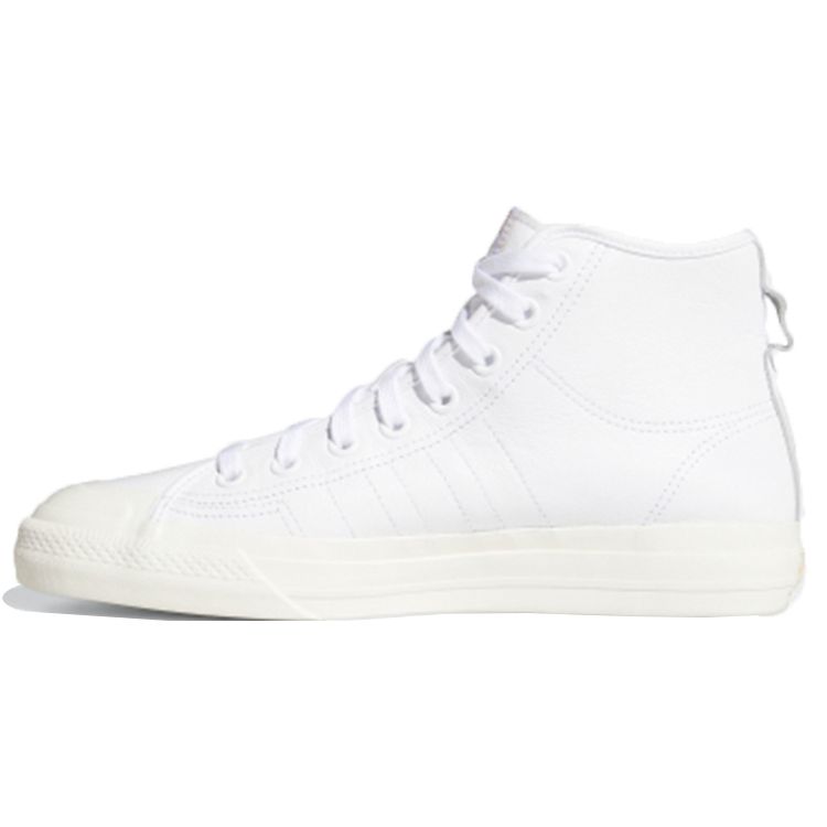 

Adidas Оригинальные Nizza Hi Rf Дышащие высокие кеды для скейтбординга из синтетической кожи Унисекс Белые FY7787 36⅔