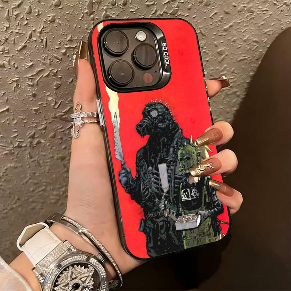 Dorohedoro  Phone Case For iPhone 17,16,15,14,13,12,11 Plus,Pro Max,XS,Colorful Silver Black Cover