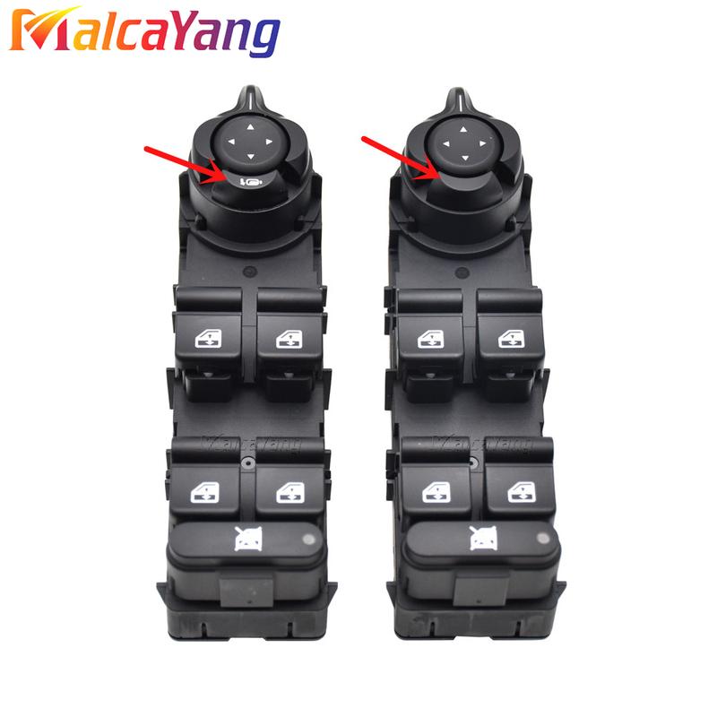 Window Switch Electric Lift Button With Folding/Without Folding For Alfa Romeo Giulietta 940 2010- 156106392 156106393 Parts