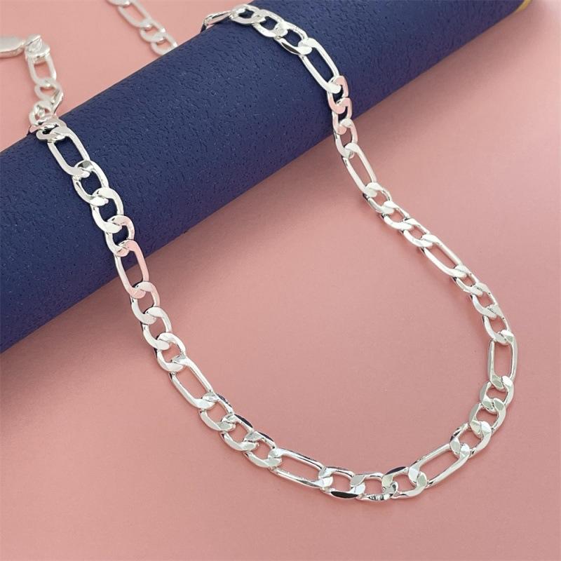 Fashion 9256MM Triple Ferro Necklace, Exquisite Versatile Trendy Jewelry
