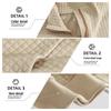2026 Autumn/Winter Men's Casual Plaid Zipper Suede Plush Jacquard Hoodie