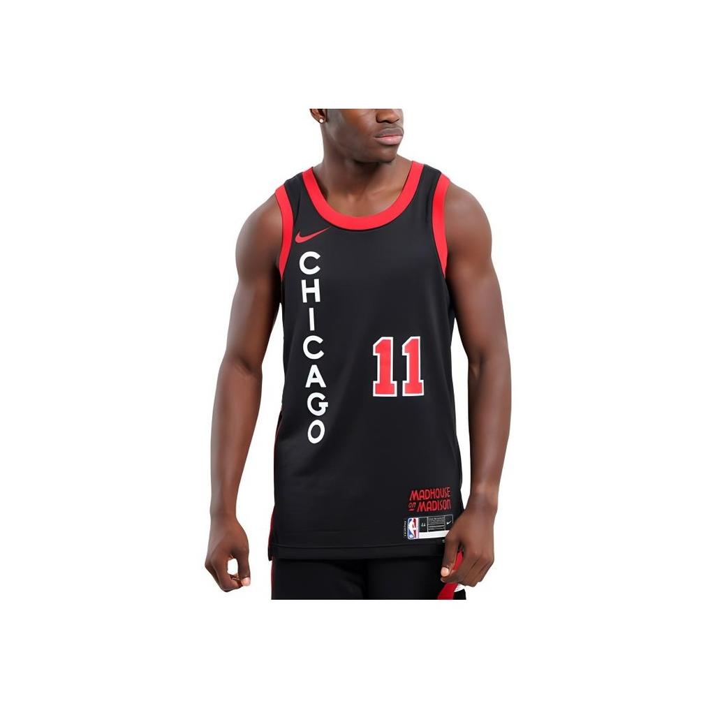 Nike Dri-Fit NBA Swingman Jersey 2023/24 Season Demar Derozan #11 Chicago Bulls Men Basketball Vest Black DX8497-011