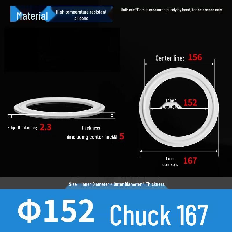 Quick-Install Silicone Hygienic Gasket