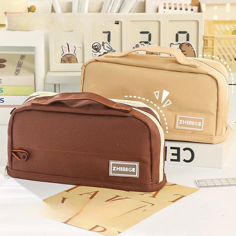 Large Capacity Pencil Case With Multiple Layers of Classified Storage Convenient for Carrying Traveling and Outdoor Storage