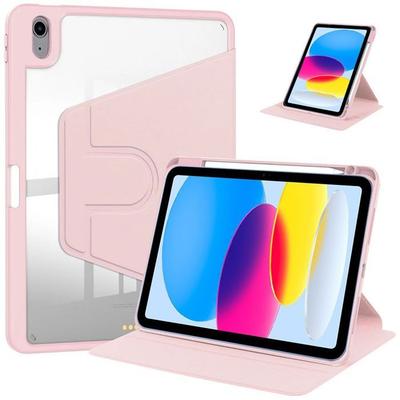 Rotating Case - BOOLING - for iPad A16 (11 ") / iPad 10 2022 (10.9") - with Pen Holder - Pink