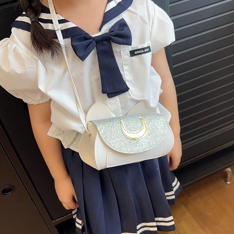 Single Ears Cat Shoulder Crossbody Bag Kids School And Daily Use Cute Accessory