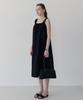 TTUDEMENT Sleeveless Long Dress Black