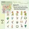 Like a Song, Like a Dream Series PET Sticker Pack - 40 Character Journal Decorative Stickers in 6 Designs