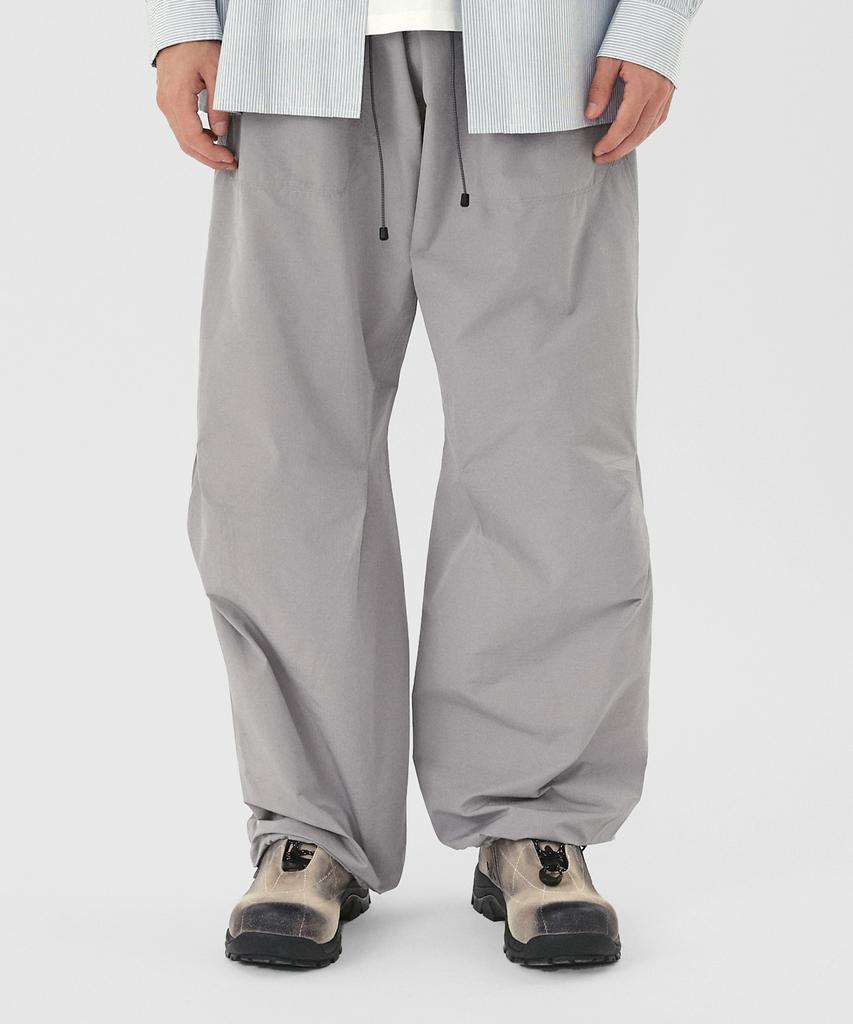 Sanlo [Unisex] Wide String Hiking Pants - Light Grey