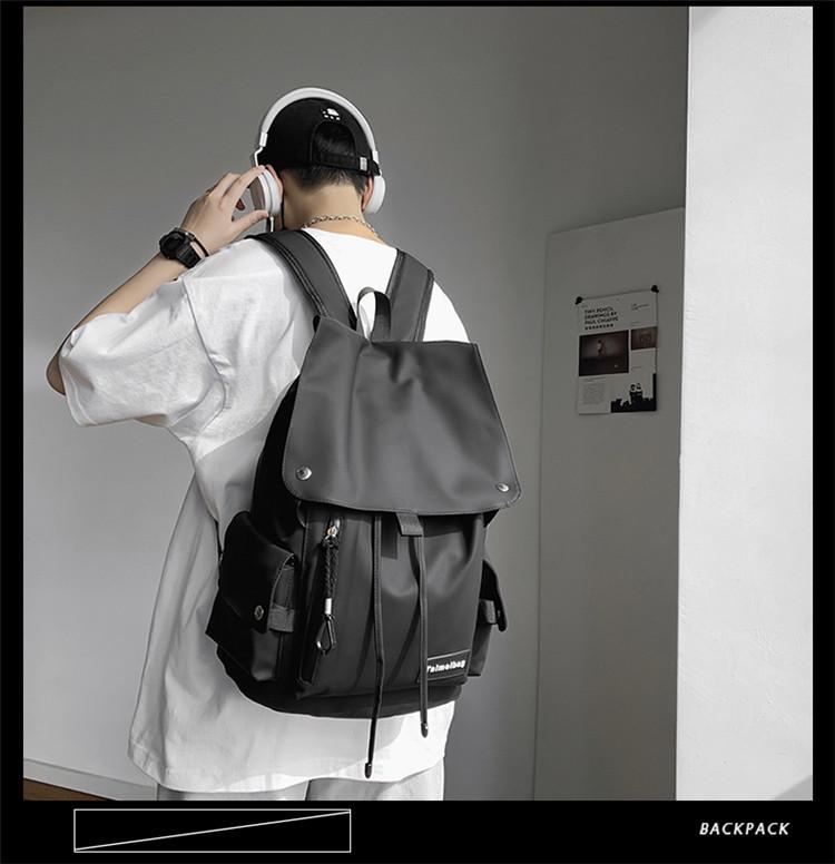 Japanese Style Trendy Large Capacity Schoolbag for Girls, High School Students, and Leisure Travel Backpack for Women and Men