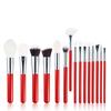 Cangzhou 15-Piece Animal Hair Makeup Brush Set: Eye Shadow & Foundation Brushes