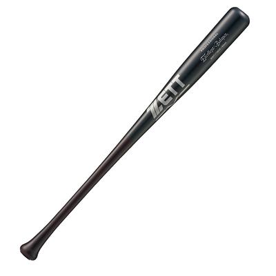 ZETT Hard Baseball Wooden Excellent Light Dark X 83cm Bat, Balance, Black, (BWT17383A)