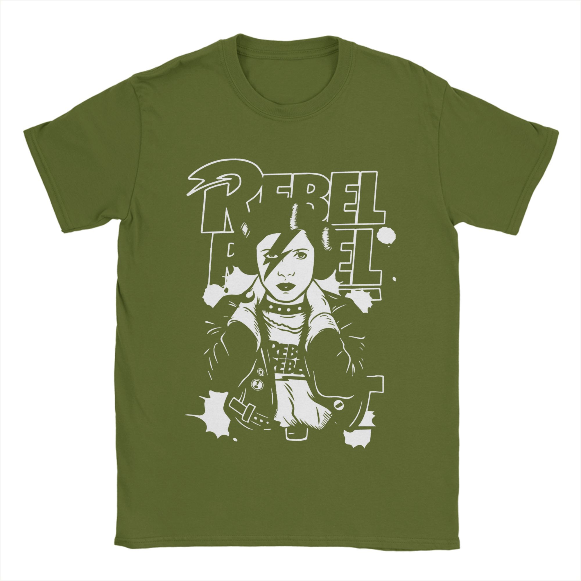 

Princessed Leia Rebels Punk Rock T Shirts Men s 100% Cotton Casual T-Shirt Crewneck Tees Short Sleeve Clothing Summer 4XL
