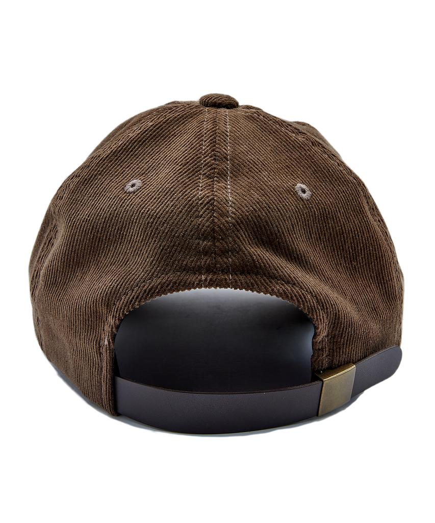 Midieomseu Corduroy Earth Ball Cap - Brown