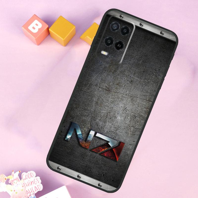 

N7 Mass Effect Case For Oppo A54 A74 A94 A40 A60 A80 A18 A38 A58 A78 A98 A96 A76 A16 A15 A17 A57 A5 A6 Pro OPPO A74 5G