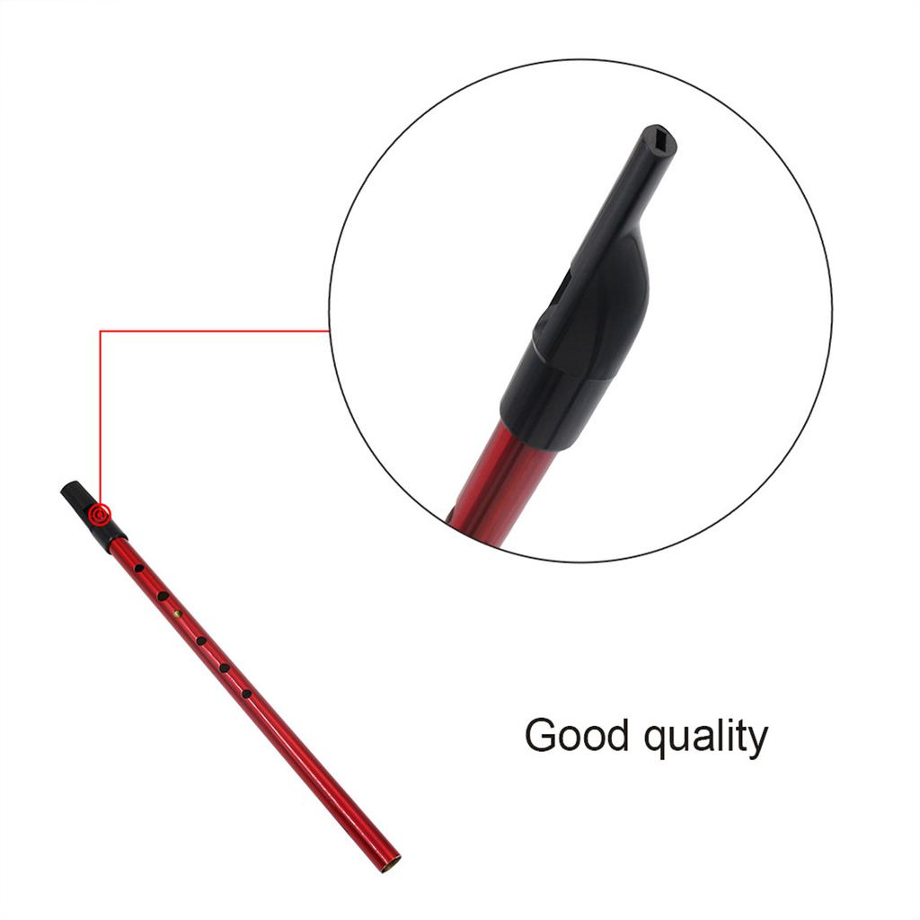 Flet irlandzki D 6-otworowy Klarnet Początkujący Uczniowie Ćwiczenie Gry Tin Whistle Flet Instrumenty Muzyczne