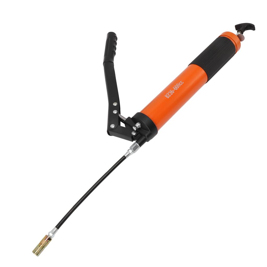 Maznice 10000PSI 600CC Manuální Vysoce zatížitelná Vysokotlaká Maznice pro Automobily Nákladní automobily Lodě Sekačky na trávu Oranžová