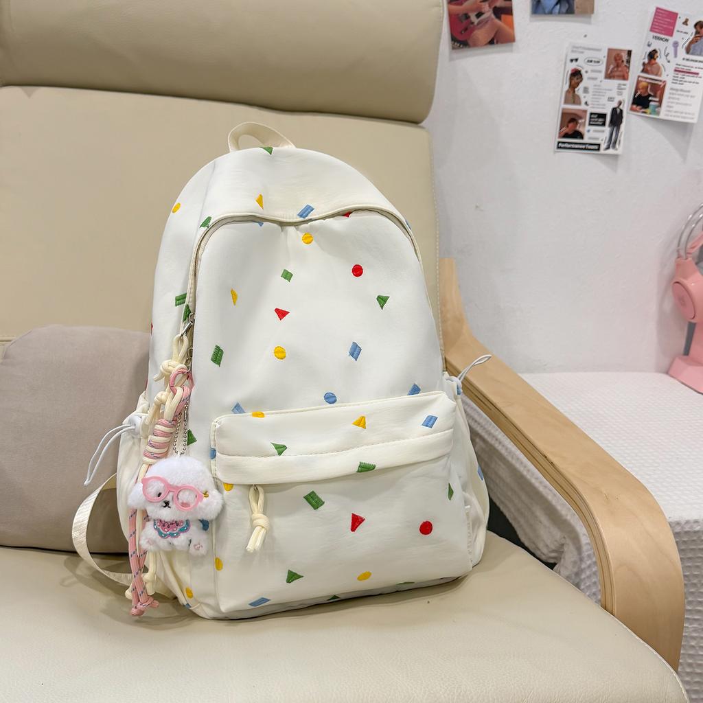 Schoolbag Schoolbag Ins Japanese Girl College Style Leisure Travel Backpack Female Korean Version Student Lightweight Large-capacity Backpack