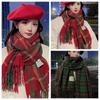 Cashmere Shawl Cashmere Scarves Thicken Warm Scarf Classic Tassel Shawl  Christmas