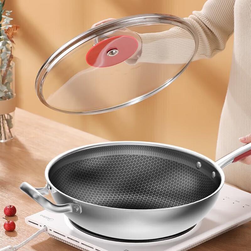Kambach 304 Stainless Steel Honeycomb Wok