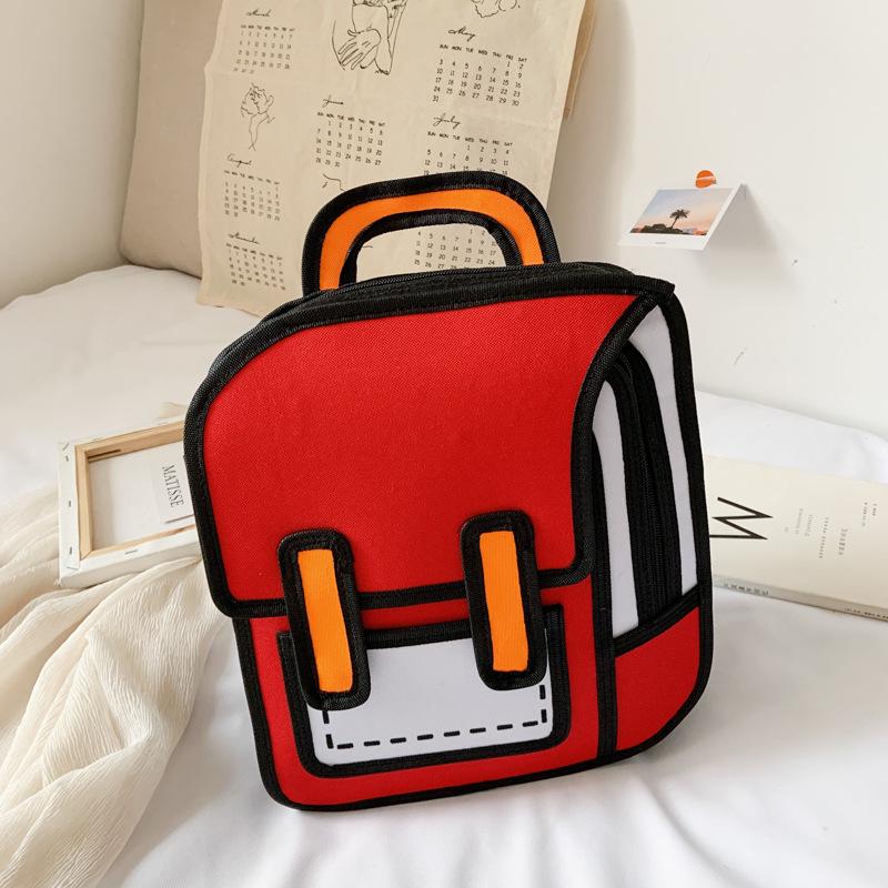 3D Multifunctional Backpack for Primary School Students, Grades 3-6 - Personalized Schoolbag with Optional Logo