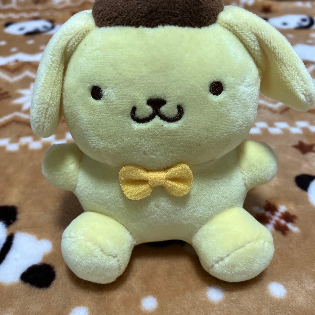 Sanrio Pompompurin Plush Keychain