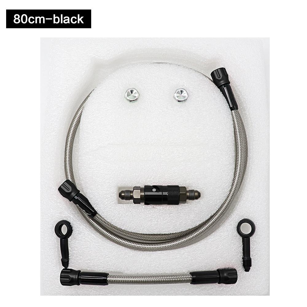 High Quality CVO Aerospace Aluminum Alloy 800cm To 1200cm Reinforced Hydraulic Motorcycle Brake Hose Braided Brake Tube