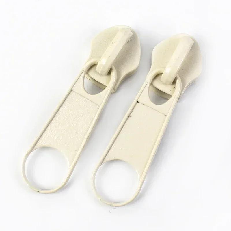 10/20/50Pcs 3#5# Meetee Rainbow Nylon Zipper Slider Backpack Jacket Zips Heads Decorative Zip Puller Repair Kit Sewing Accessory