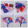 7 Head Artificial Rose Bouquet Handcrafted Soap Flower Petals Decoration Valentine's Day Anniversary Birthday Women Mother Wife Girlfriend Gifts