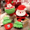 Christmas Plush Toys: Santa, Snowman, and Tree Decorations