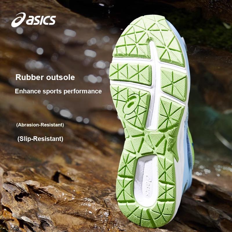 Asics Running Kids Contend Series Comfortable Casual Childrens Sandals Kids Sandals Green Blue 1014A306-300