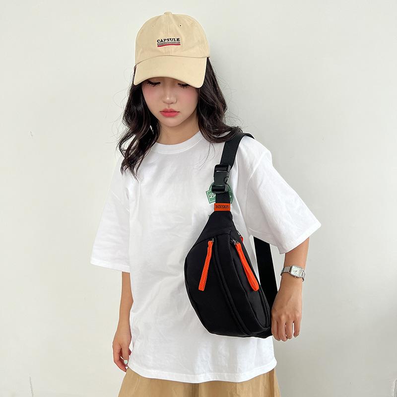 New girls and boys fanny pack fashion trend small bag sports waterproof backpack shoulder messenger bag