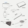 [Matcha] 7-Piece Tea Ceremony Set Japanese Tea Set Tea Utensils Matcha Bowl, Chasen Whisk, Chashaku Spoon, and Accessories (Green)