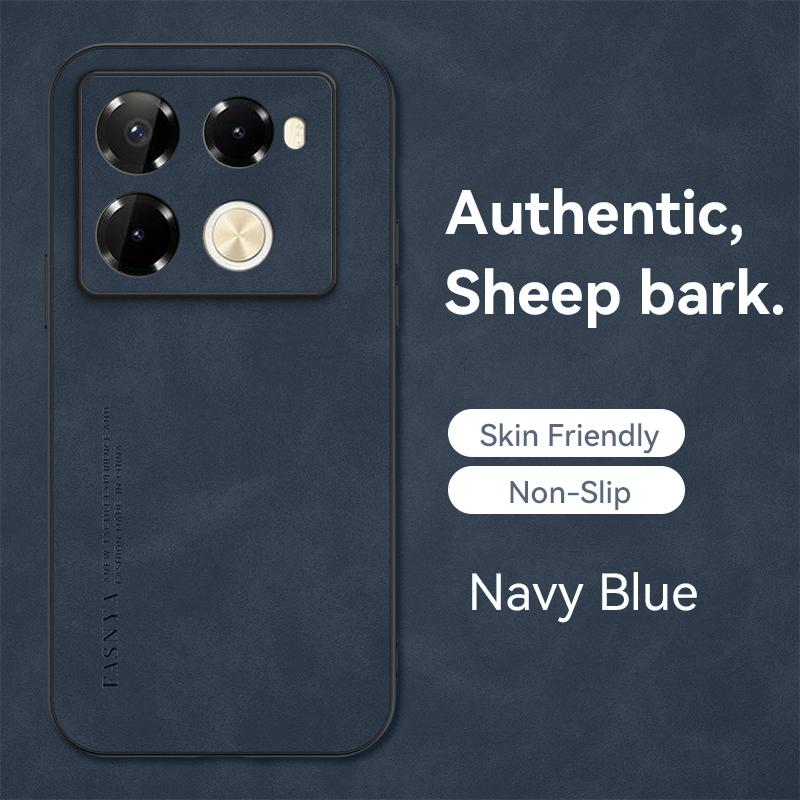 For Infinix Note 40 Pro 5G Case TPU Soft Bumper Shockproof Protect Phone Case For Infinix Note 40 Note 40Pro Leather Back Cover