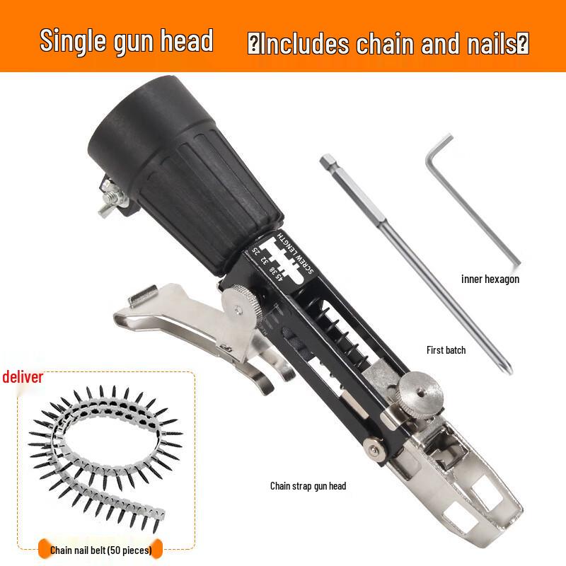Kalei 3rd Gen Electric Drill Automatic Chain Screw Gun Head CN plug (adapter included)