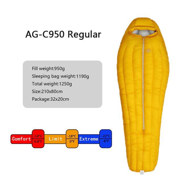 

Сверхлегкий спальный мешок Dwon для кемпинга и пешего туризма, спальные мешки для взрослых туристов
