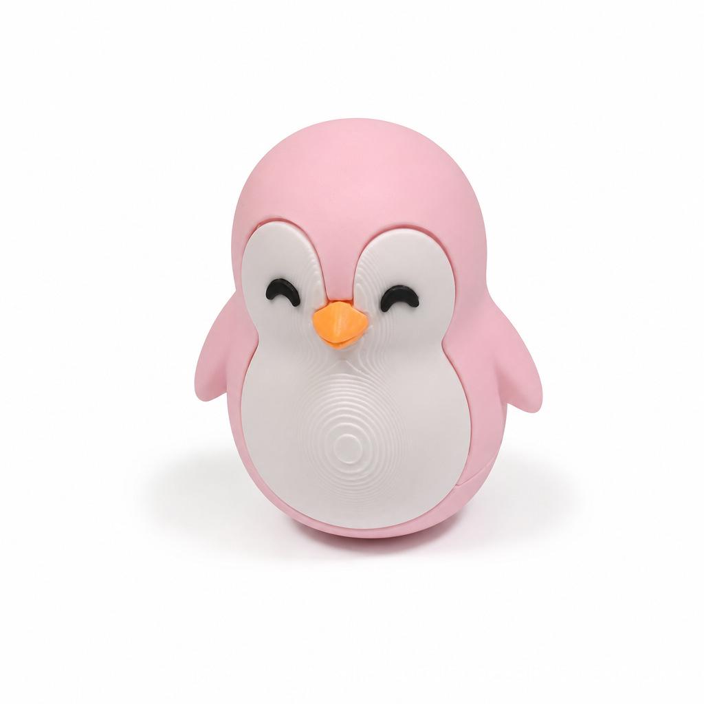 3D Wobbly Penguin Roly-Poly Desktop Decompression Toy for Kids