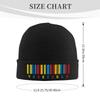 Venezuela Barcode Knitting Hat Casual Caps Unisex Women Kpop Beanie Hats Autumn Pattern Thermal Elastic Bonnet Hats