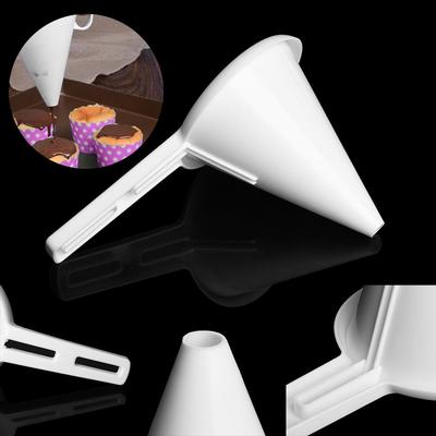 Food-grade Plastic Candy Cupcake Pancake Cream Dispenser Batter Funnel Pastry Tools Baking Mold
