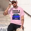 2026 New Model New Ive A Legend To Late Halogen Model Sport Car Tshirt White Tees Unisexs Clothing Summer Casual T Shirt
